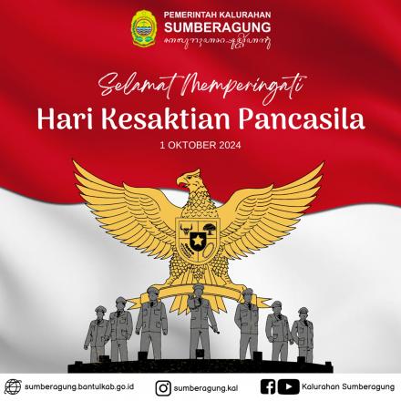 SELAMAT MEMPERINGATI HARI KESAKTIAN PANCASILA