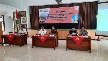 UJI PUBLIK RAPERKAL TENTANG PUNGUTAN KALURAHAN DAN KETERBUKAAN INFORMASI PUBLIK