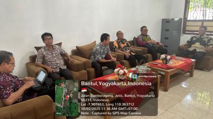 HANTARU 2025 - KUNJUNGAN KEPALA DINAS PERTANAHAN DAN TATA RUANG DIY KE KALURAHAN SUMBERAGUNG
